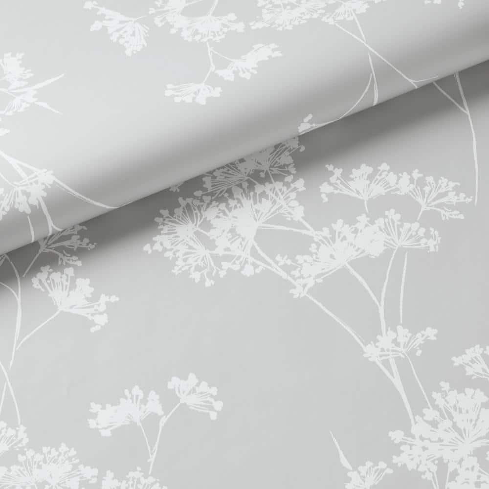 Alloy Floral Mist Self-Adhesive Removable Wallpaper Roll