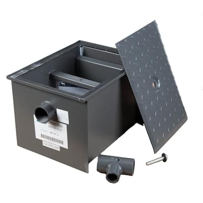 VEVOR Commercial Grease Interceptor 70 lbs. Carbon Steel Grease Trap 35 GPM Grease  Interceptor Trap Under Sink Grease Trap YSFLQ70BLS6PIRJ6TV0 - The Home Depot