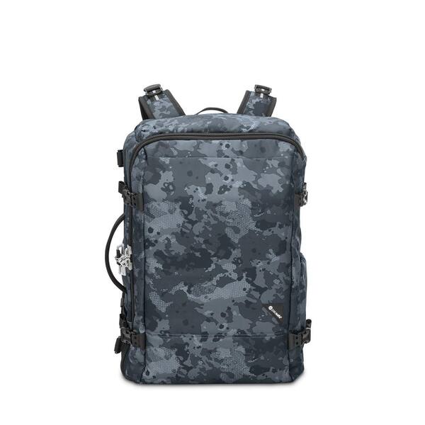 Pacsafe Vibe 20 in. Grey Camo Carry On Backpack