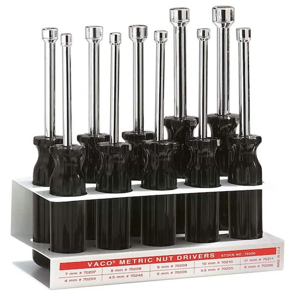 Klein Tools 10-Piece Metric Nut Driver Set with Stand