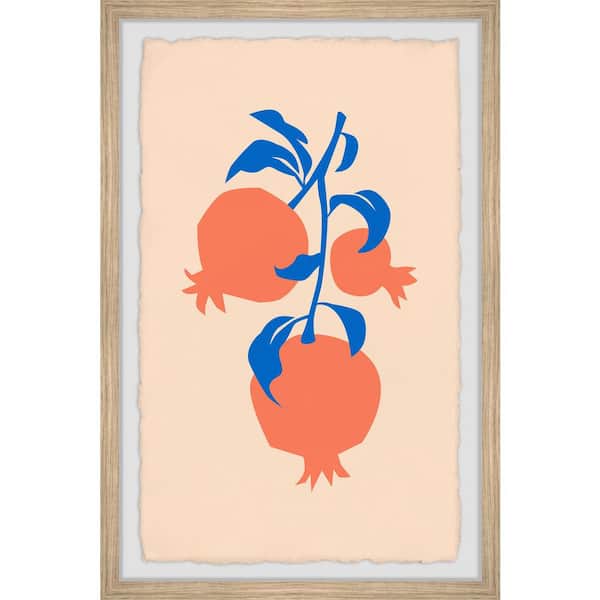 Unbranded "Ripe Persimmon" by Marmont Hill Framed Food Art Print 45 in. x 30 in.
