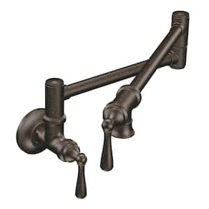 Wall Mounted Swing Arm Pot Filler in Oil Rubbed Bronze