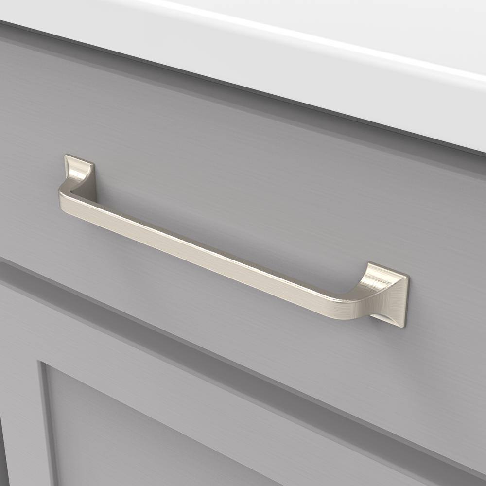 Satin Nickel 8 7/8" Modern Farmhouse Cabinet Handle
