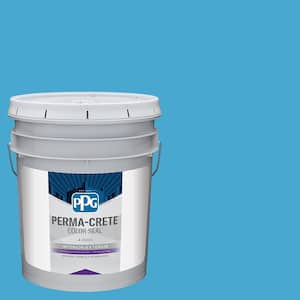 Color Seal 5 gal. PPG1237-5 Mystic Blue Satin Interior/Exterior Concrete Stain