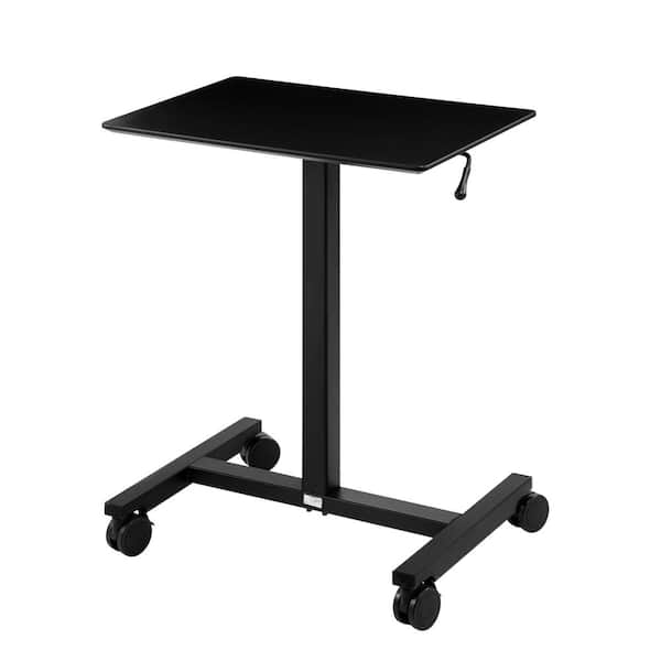 Seville Classics Airlift 24 4 In, Airlift Pneumatic Laptop Computer Sit Stand Mobile Desk Cartoon