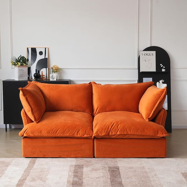 【Orange】LILLE SOFA 2P LILLE SOFA 2P 2ND BEIGE | ACME Furniture