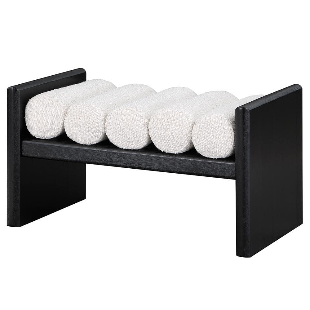 Best Master Furniture Magnus Black 32 in. L Wood Bedroom Bench 2330B32