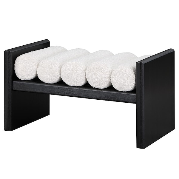 Best Master Furniture Magnus Black 32 in. L Wood Bedroom Bench