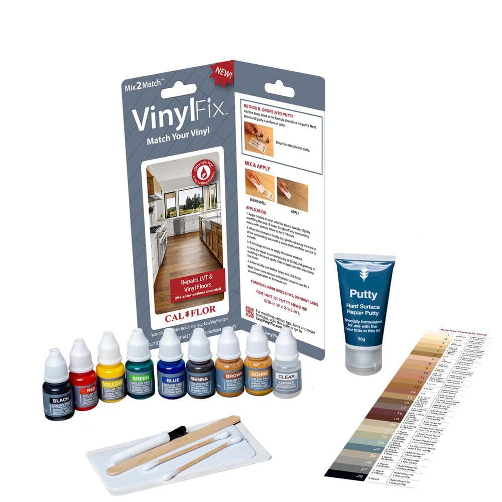 Liquid Leather Vinyl Floor and Tile Repair Kit (30-689)