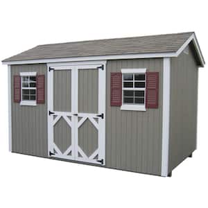 Classic Workshop 10 ft. W x 10 ft. D Wood Shed Precut Kit without Floor (100 sq. ft.)