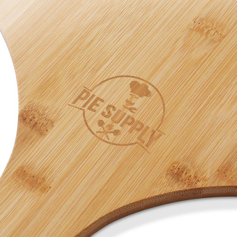 12-Inch Natural Bamboo Pizza Peel with Handle