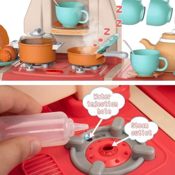 Toysters My Coffee Set Wooden Pink Coffee Maker Playset