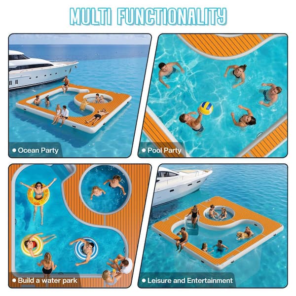 amerlife 13 ft. x 13 ft. Inflatable Sea Pool, Swimming Pool