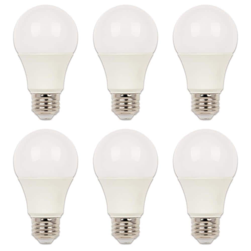 100-Watt Equivalent A19 E26 LED Light Bulb 3000K (6-Pack) price history on PriceWatchPro