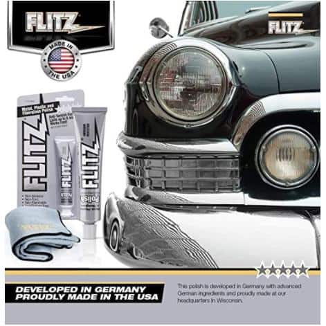 Flitz Paste Metal Polish, Fiberglass & Paint Restorer (2 lb. can