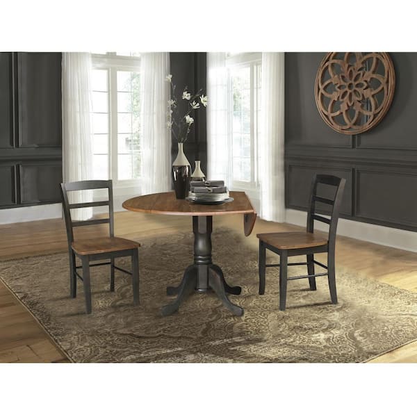 Distressed Hickory and Coal Madrid Dining Chair (Set of 2)
