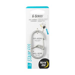G-Series Dual Chamber Carabiner #3 - Stainless Steel
