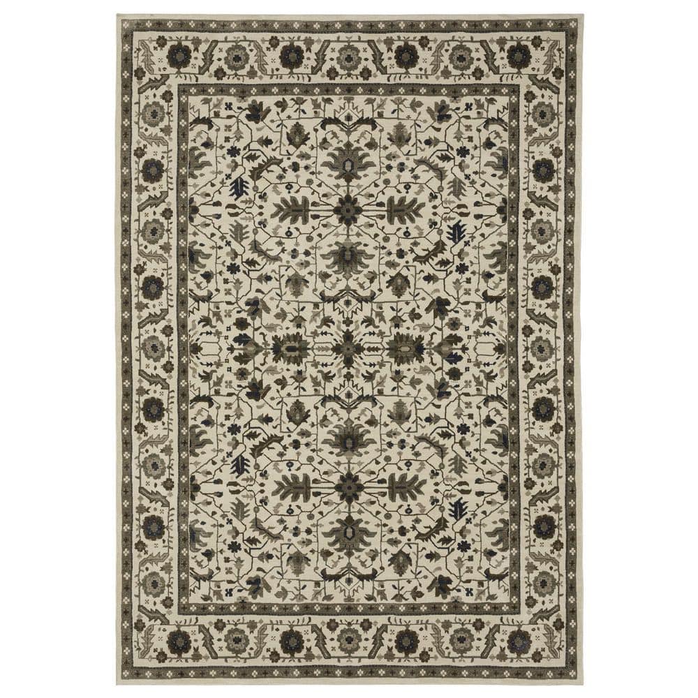 Richland Light Beige 8 ft. 10 in. x 12 ft. 10 in. Polypropylene Indoor Area Rug