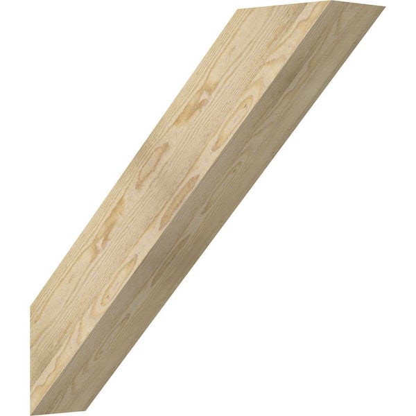Ekena Millwork 6"W x 30"D x 30"H Traditional Rough Sawn Knee Brace, Douglas Fir