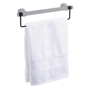 16 in. Towel Bar Attachment Accessory in Matte Black