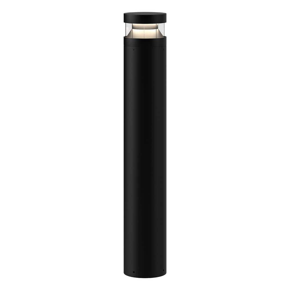 Windermere 38 in. 1-Light 24-Watt Black 120-Volt 2500 Lumens Hardwired Integrated LED Exterior Landscape Bollard price history on PriceWatchPro