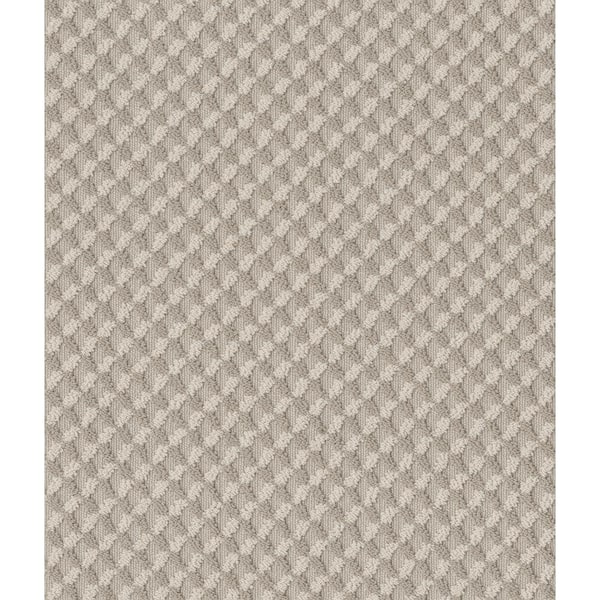 Lifeproof Genevieve Color Sierra Brown - 39 oz. Nylon Pattern Installed Carpet