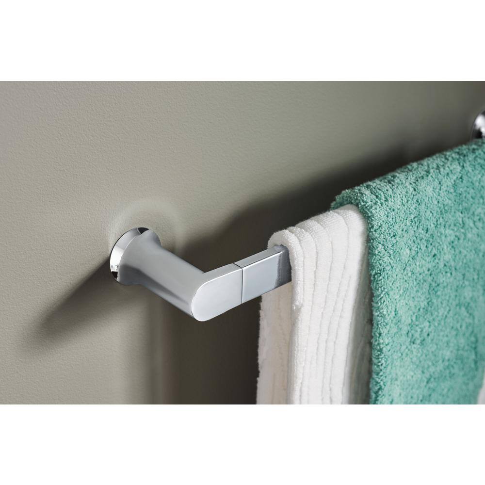 Moen Genta 24-Inch Chrome Wall Mounted Towel Bar