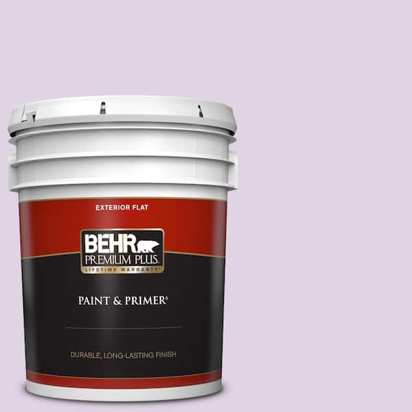 BEHR PREMIUM PLUS 5 gal. #M570-2 Monologue Flat Exterior Paint & Primer