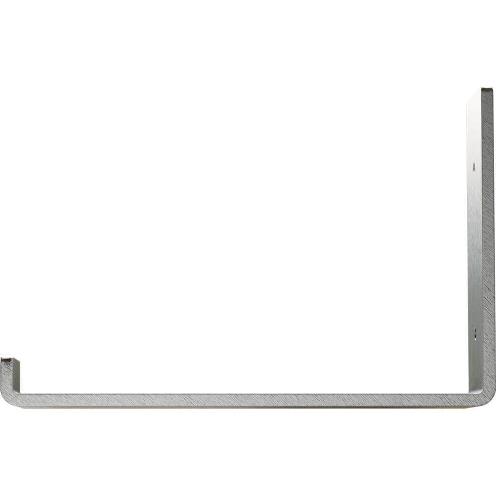 Urban-Refined 10" Stainless Steel Hanging Shelf Bracket