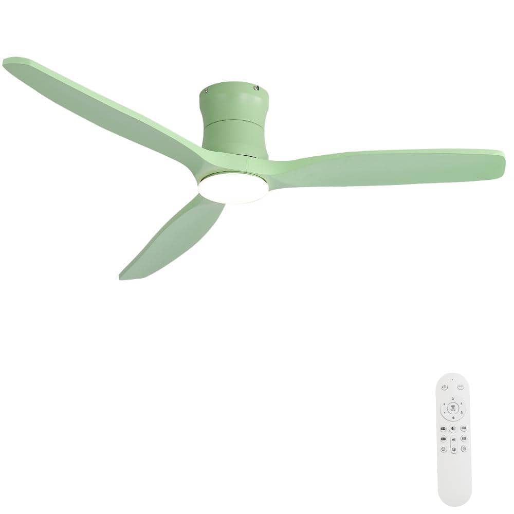 52 in. DC Motor Ceiling Fan with Light, Solid Wood Blades, Dimmable Light with Memory Function price history on PriceWatchPro