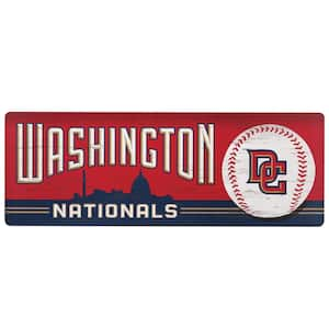 Washington Nationals MDF Wood Wall Art