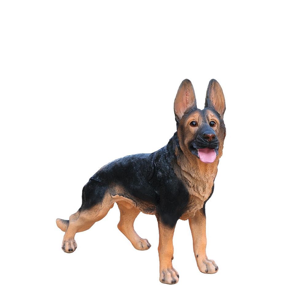 Standing German Shepherd Outdoor Statue - Weatherproof Resin Dog Sculpture for Yard, Garden, Porch & Patio Decoration price history on PriceWatchPro