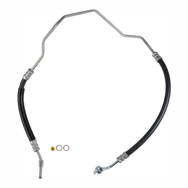Sunsong Power Steering Pressure Line Hose Assembly - From Pump To Hydraulic Fan Motor