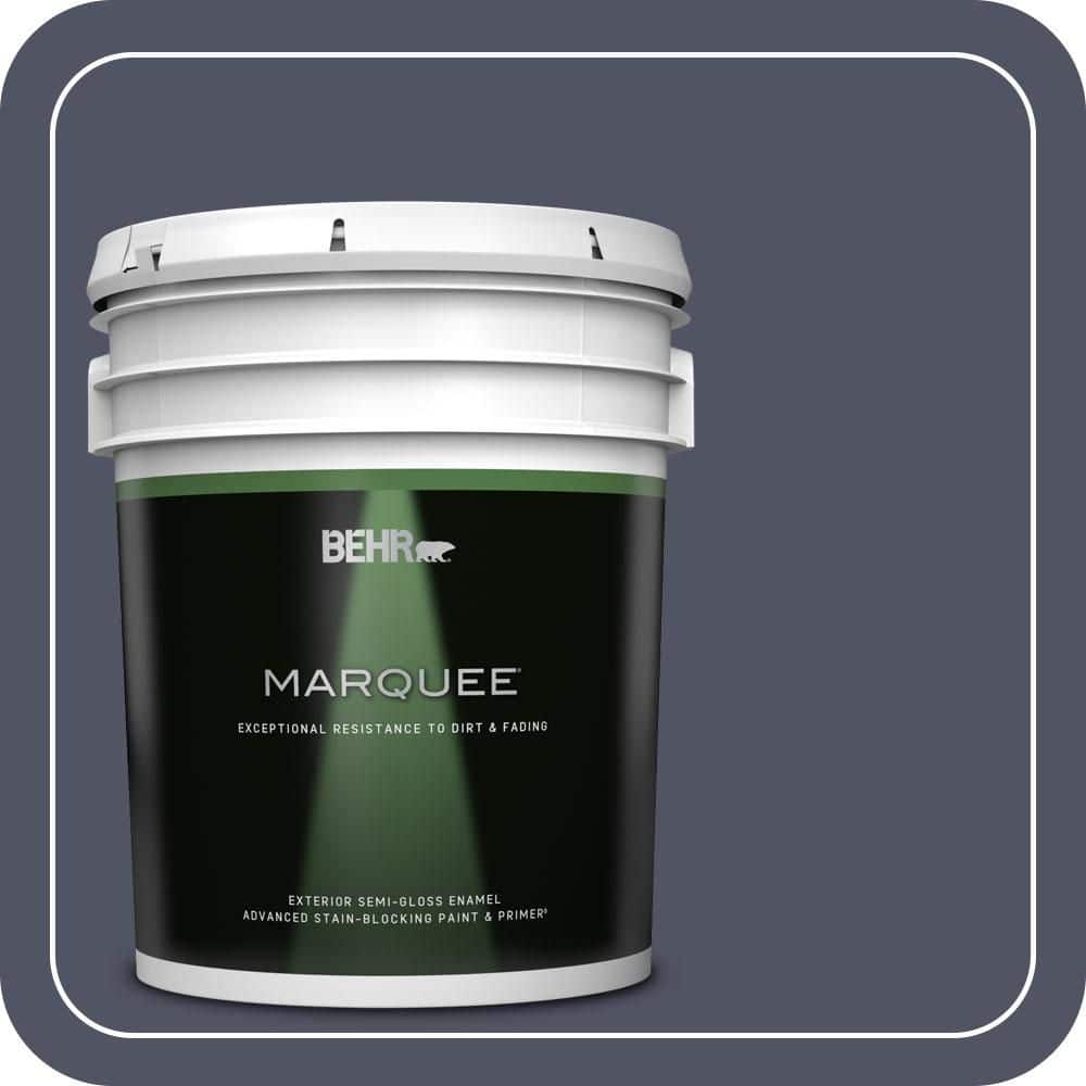5 gal. #630F-7 Black Orchid Semi-Gloss Enamel Exterior Paint & Primer product image for price tracking