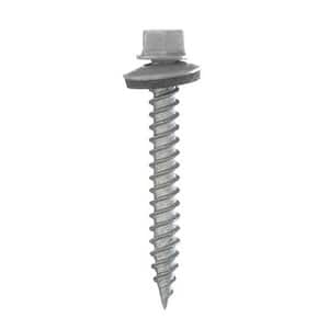 1-1/2 in. Wood Screw #10 Galvalume Steel Hex-Head Roof/Siding Accessory (250-Piece/Bag)