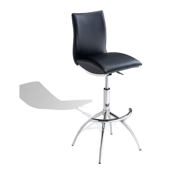 guttenberg adjustable height swivel bar stool