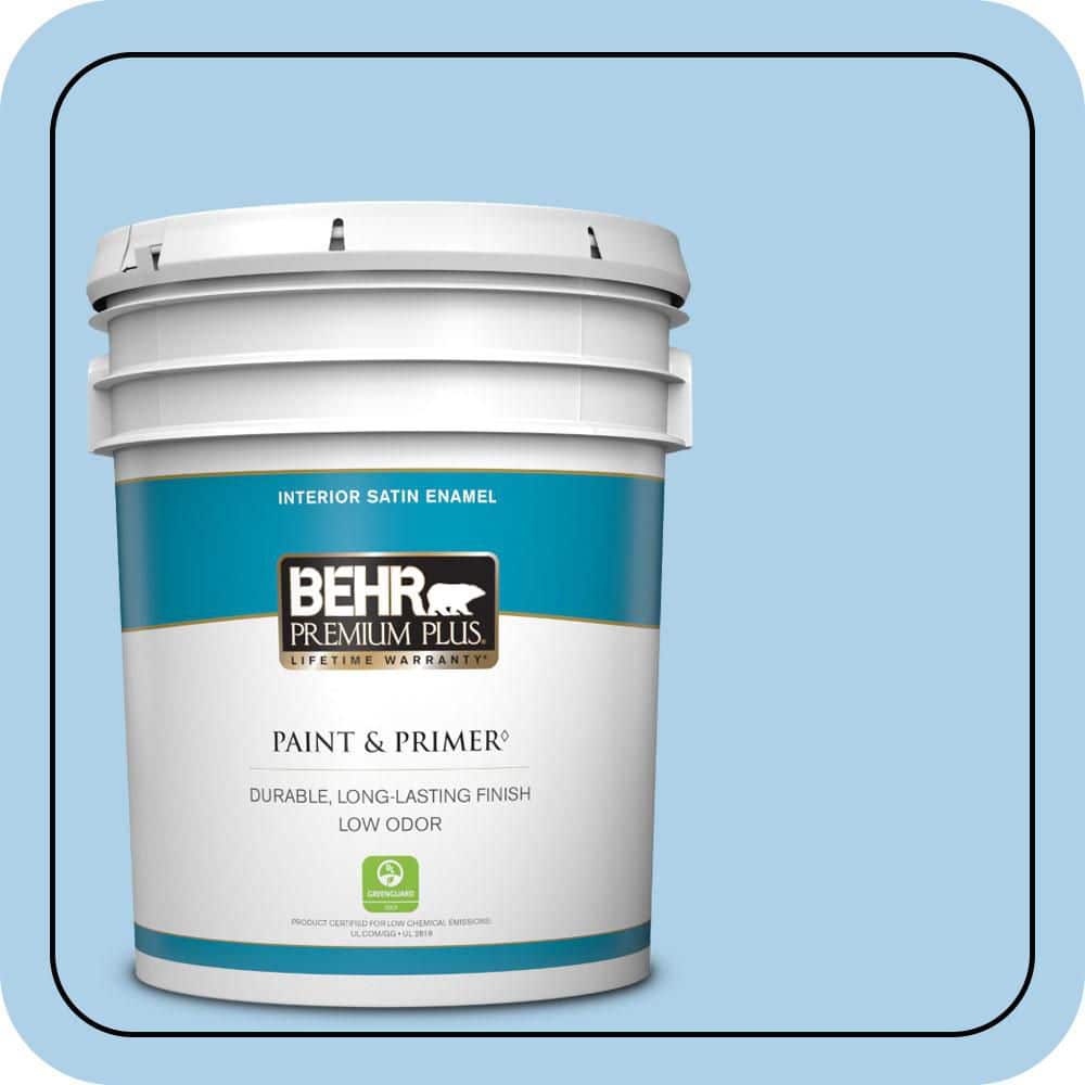5 gal. #560A-3 Utah Sky Satin Enamel Low Odor Interior Paint & Primer price history on PriceWatchPro