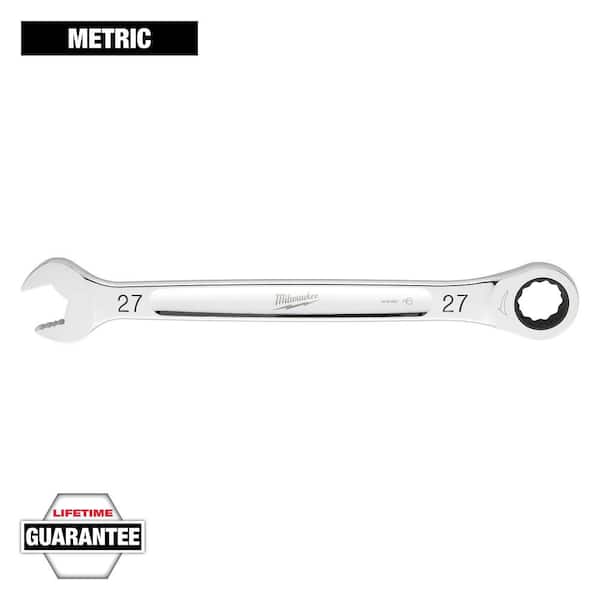 27 mm Ratcheting Combination Wrench