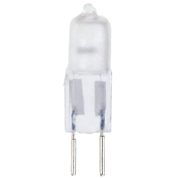 50-Watt Halogen T4 JC Single-Ended Frost GY6.35 Base Light Bulb