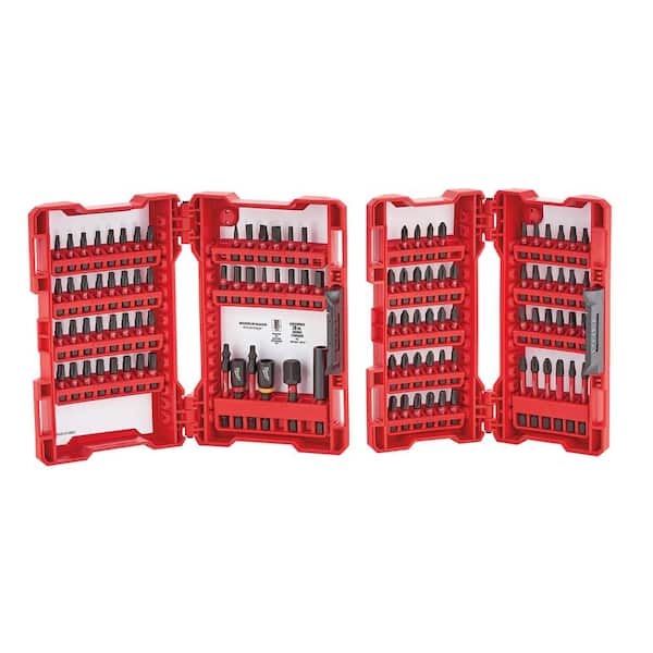 Milwaukee SHOCKWAVE Impact Duty Alloy Steel Screw Driver Bit Set (104-Piece)