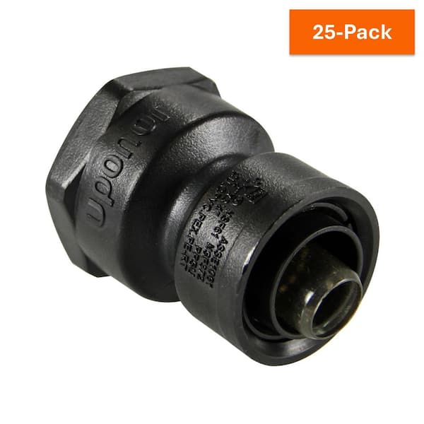 Uponor TotalFit 1/2 in. Push-to-Connect x 3/4 in. NPT Engineered Polymer Reducing Female Threaded Adapter (25-Pack)