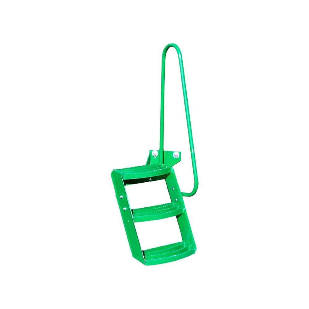 K&M Mfg Step Kit for John Deere Regular Series Tractors : 3-Step Unit : Welded Design : RH : Green price history on PriceWatchPro