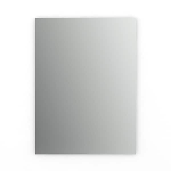 Delta 16 in. W x 24 in. H (S1) Frameless Rectangular Standard Glass Bathroom Vanity Mirror