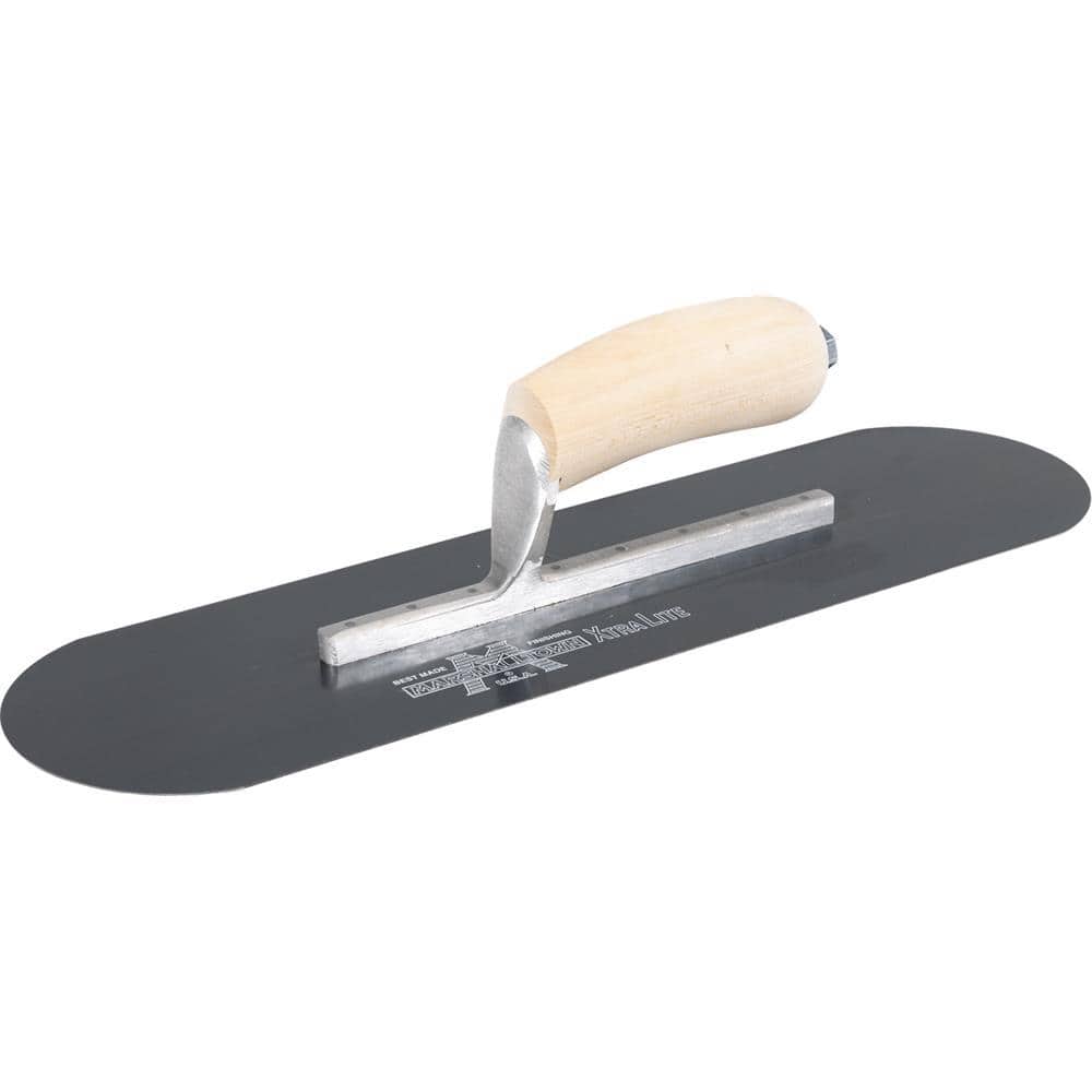 16 in. x 4-1/2 in. Blue Steel Pool Trowel - Wood Handle price history on PriceWatchPro