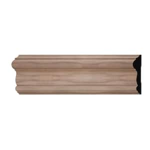 WM297 0.69 in. D x 3 in. W x 6 in. L Wood (Walnut) Chair Rail Sample