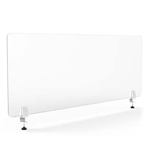 45 in. x 24 in. U-Brands Clear Glass Dry Erase Protective Panel