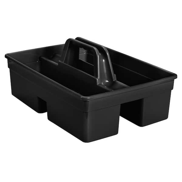 Rubbermaid Commercial Products Black Divided Carry Caddy