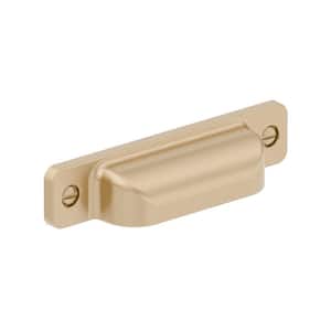 Torino Collection 3 3/4 in. (96 mm) Champagne Bronze Transitional Cabinet Cup Pull