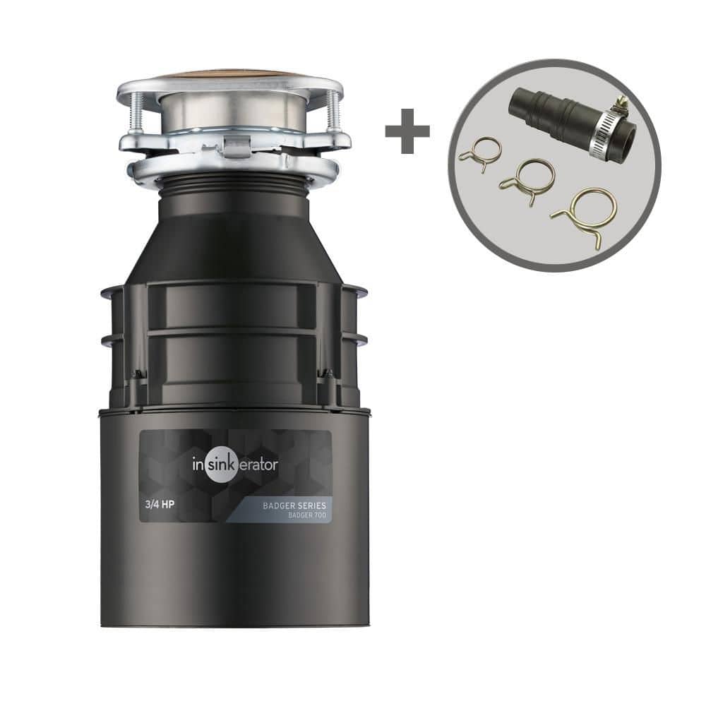Badger 700, 3/4 HP Continuous Feed Kitchen Garbage Disposal with Dishwasher Connector, Badger Series price history on PriceWatchPro