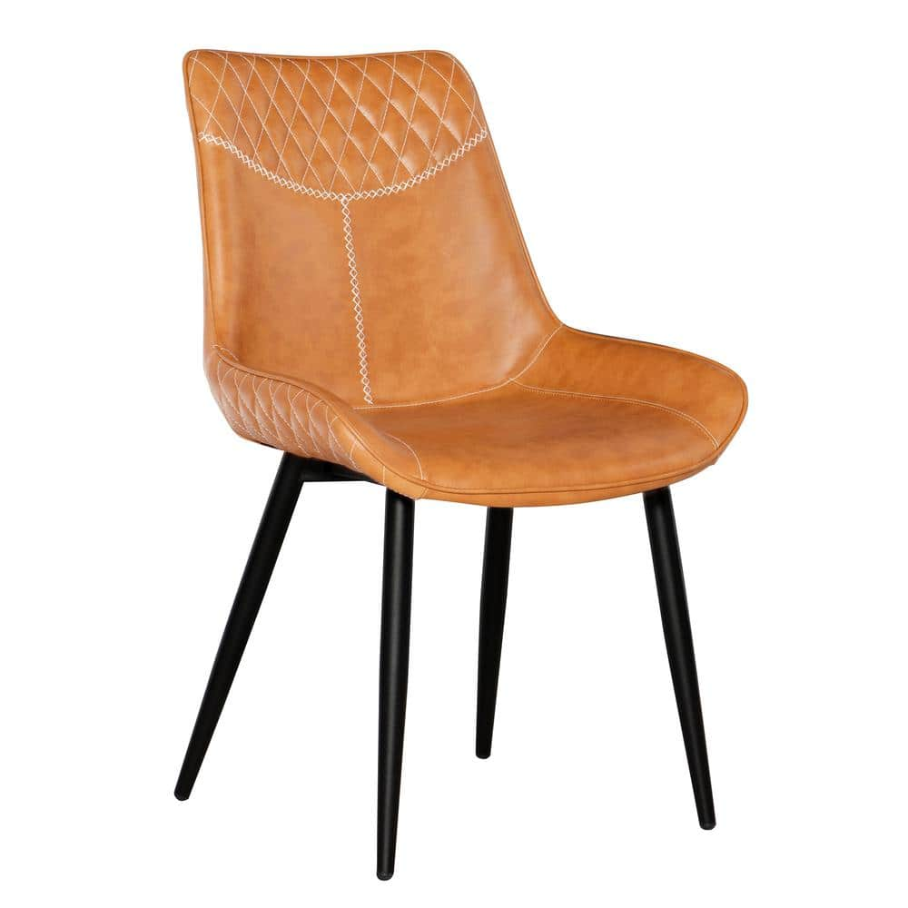 Leather Whip Stitch Side Chair – Tin Lizzies